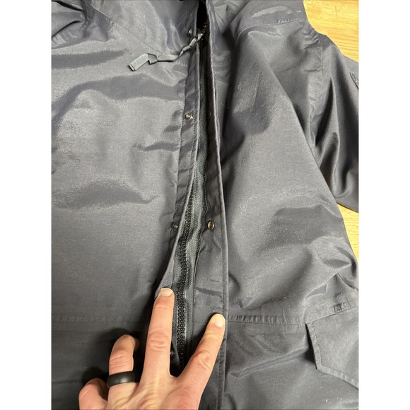 Adventure Tech Gore-Tex Jacket Coat Mens 2XL Black Hooded Parka Military Army - Picture 8 of 14